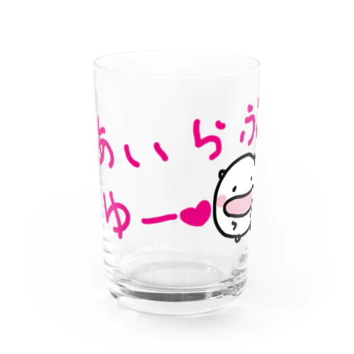 なついているねこです Water Glass