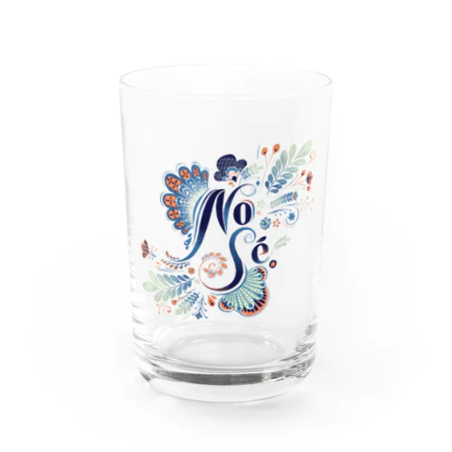 No Sé Water Glass