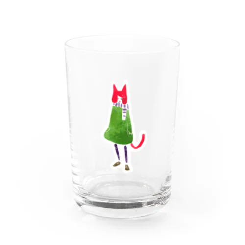 冬の退屈ねこさん Water Glass