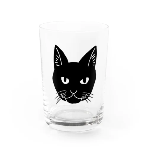 黒猫ジジ Water Glass