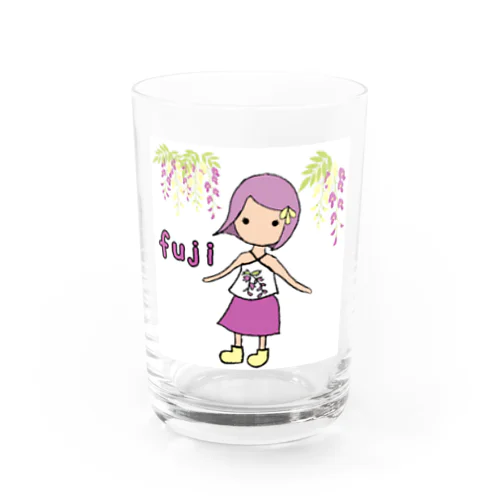 藤の妖精さん Water Glass