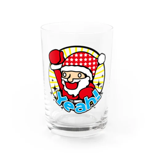 ハイテンションサンタ★クリスマスだYeah! Water Glass