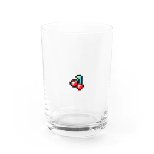 ドット絵　さくらんぼ Water Glass