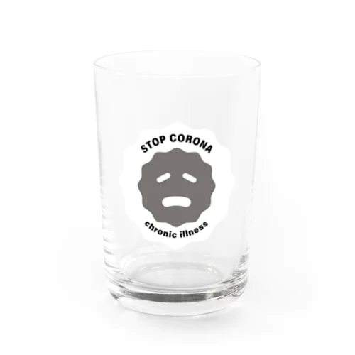 コロナマーク / chronic illness Water Glass