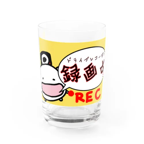 ドライブレコーダー録画中なねこです Water Glass