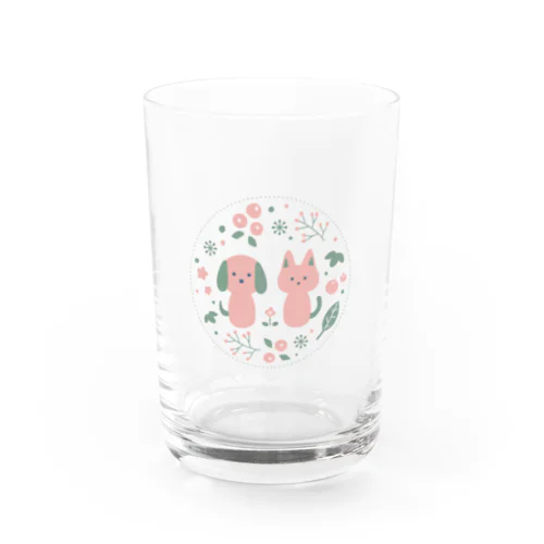 北欧風わんにゃん Water Glass