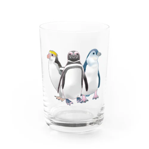 我が家の動物 ペンギンズ Water Glass
