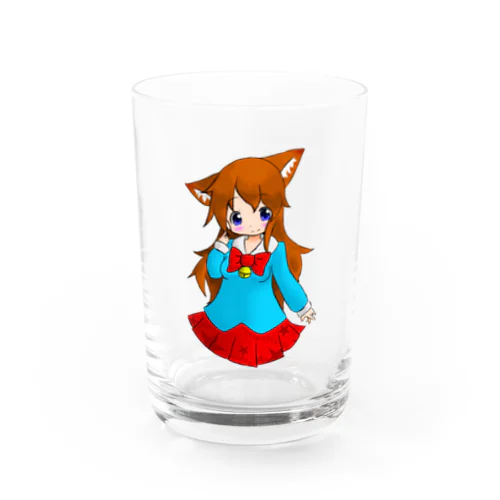 ネコミミの女の子 Water Glass