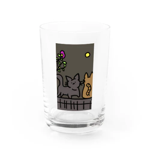 ねこねこにゃんこ Water Glass