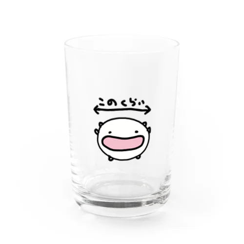 このくらいなねこです Water Glass