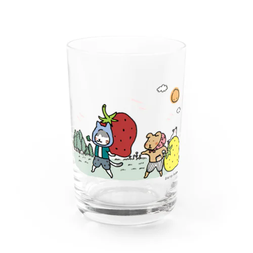 大きないちご（歩いて運ぶ編） Water Glass