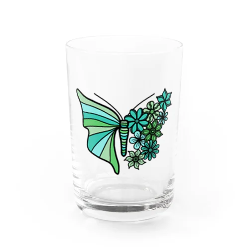 春　蝶　花 Water Glass