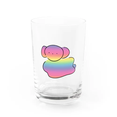 にじイヌくんシ〜ル Water Glass