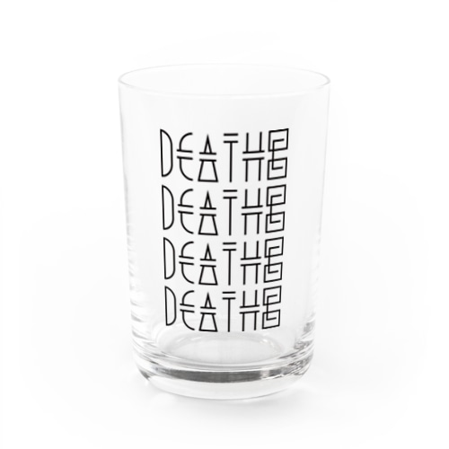 DEATH© / DRUNK or DEATH© glass Water Glass