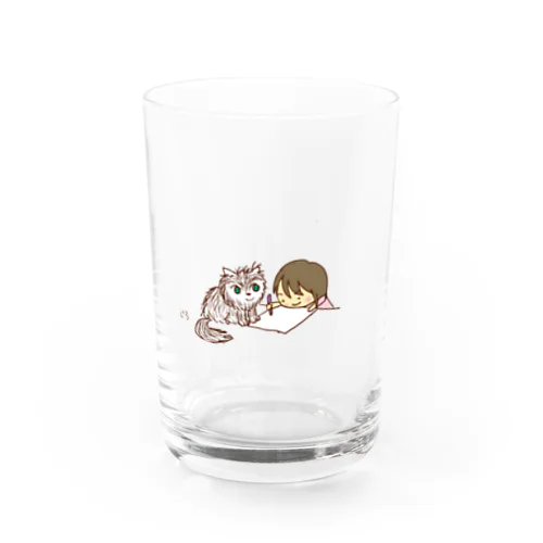 だーちゃんとちびっ子画伯 Water Glass