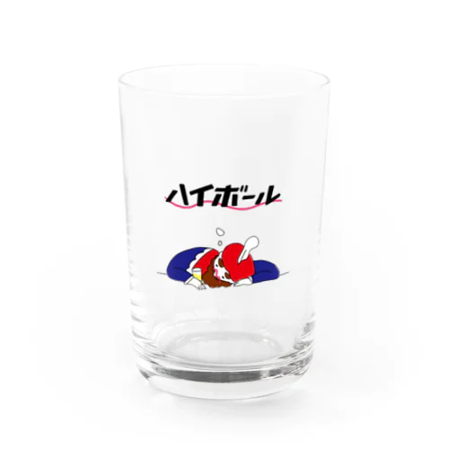 よっぱらいひげおじさんグラス Water Glass