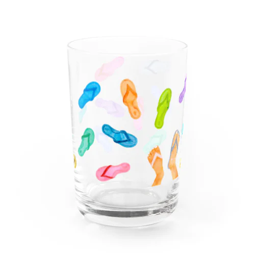 ギョサンまみれ Water Glass