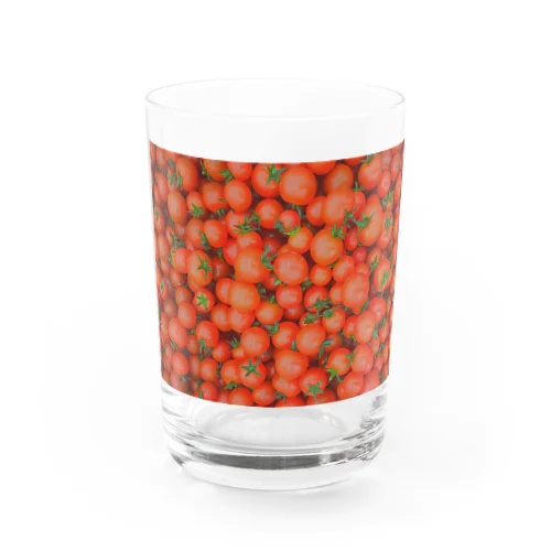 トマトガイッパイ Water Glass