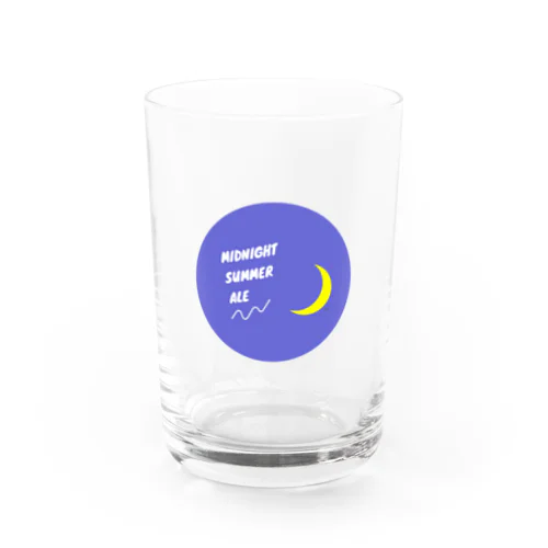 MIDNIGHT SUMMER ALE Water Glass