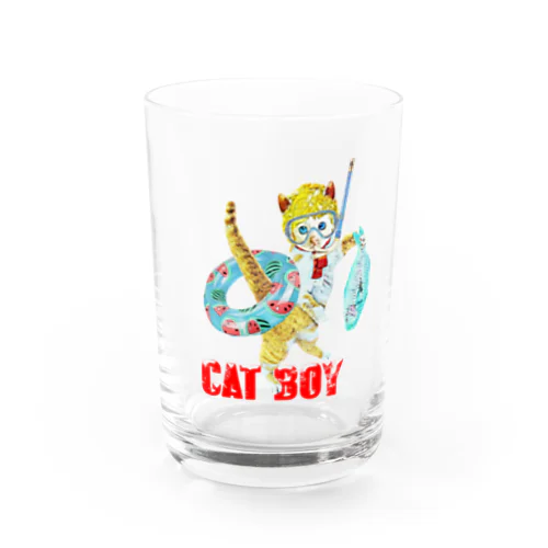 CAT BOY Water Glass