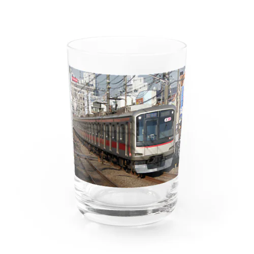 東急東横線の電車 Water Glass