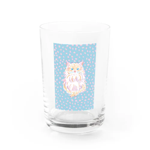 おすましねこ Water Glass