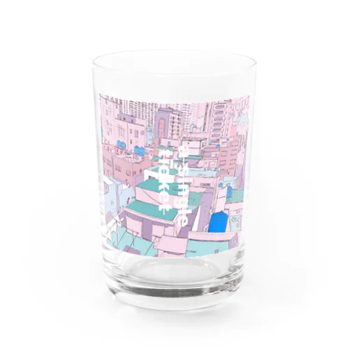 春・釜山　ロゴ入り Water Glass