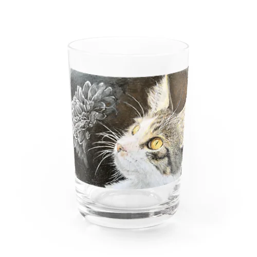 ダリアと仔猫のそら Water Glass