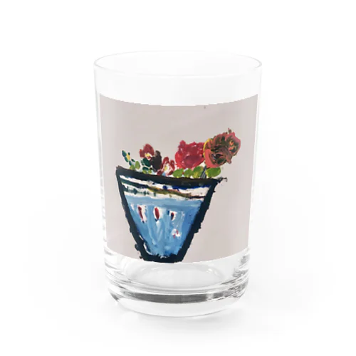 【鉢植えの花たち💐】 Water Glass