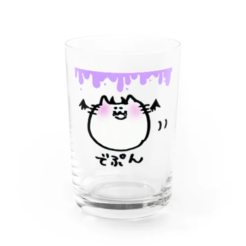 でぷんねこ でびる Water Glass