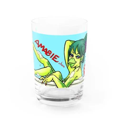 アマビエちゃん Water Glass