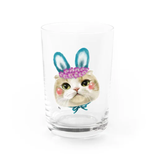 うさぎねこ Water Glass