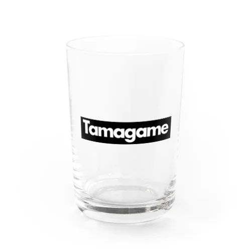 tamagameボックスロゴ黒 グラス