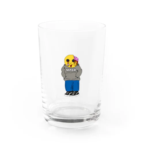 crazy boy Water Glass