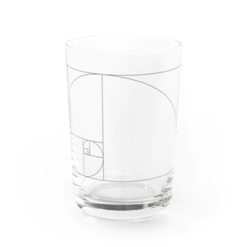 Fibonacci_Blocks Water Glass