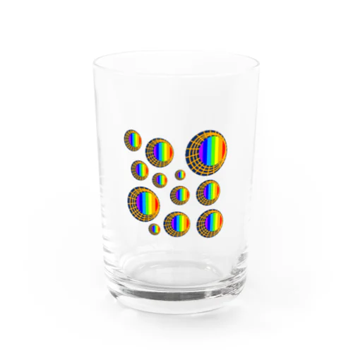 ColorfulRainbow Water Glass