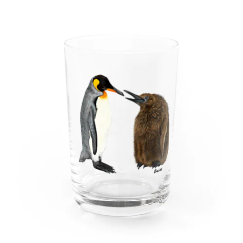 キングペンギン 親子 グラス