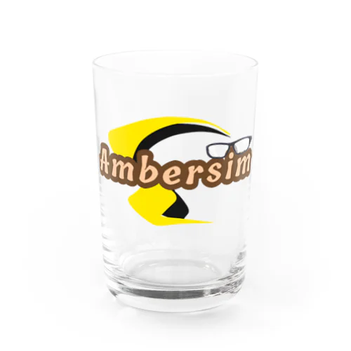 Ambersimロゴマーク Water Glass