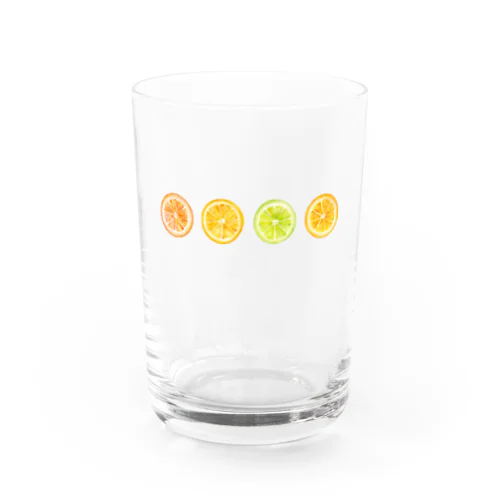 citrus Water Glass