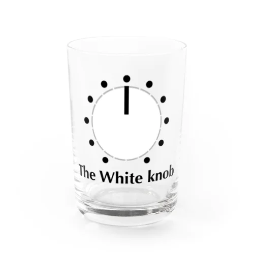 Knob series The White knob Water Glass