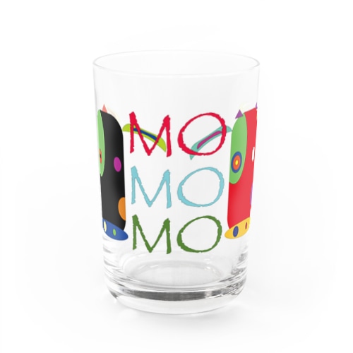 MO-MO-くん Water Glass