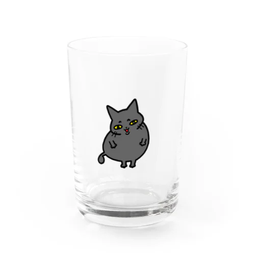 黒猫レイリー Water Glass
