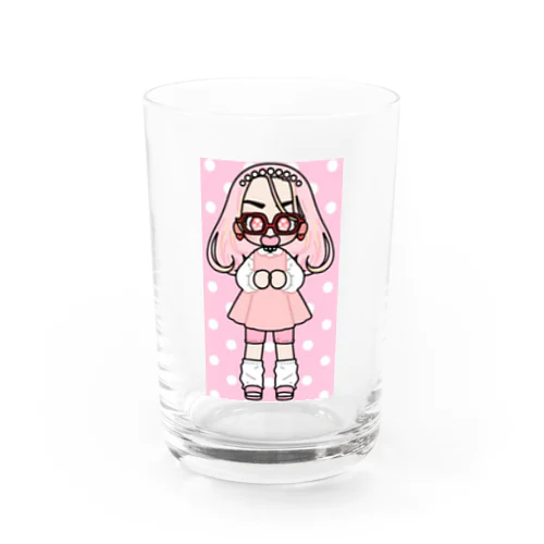 モンロー似顔絵(パステルガール使用) Water Glass