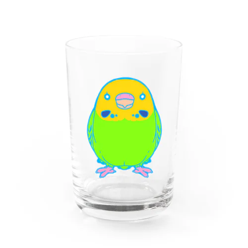 無言のインコちゃん Water Glass