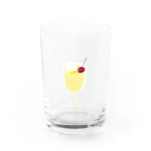 レモンソーダ Water Glass