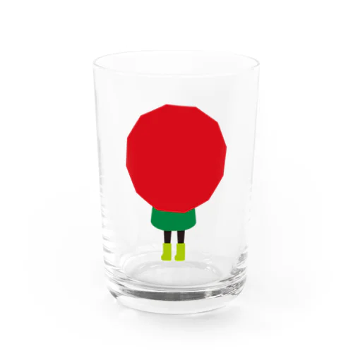赤い傘の女の子 Water Glass
