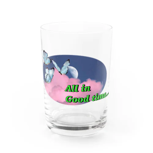 All in Good time Water Glass