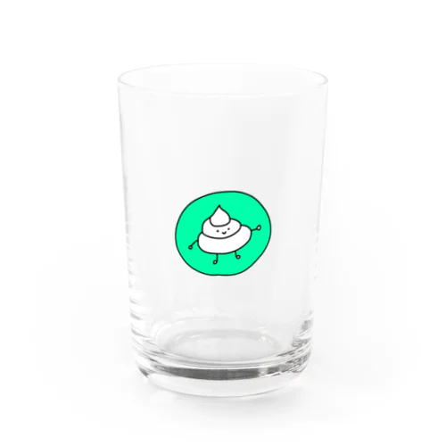 ごきげんうんちくん（キミドリ） Water Glass