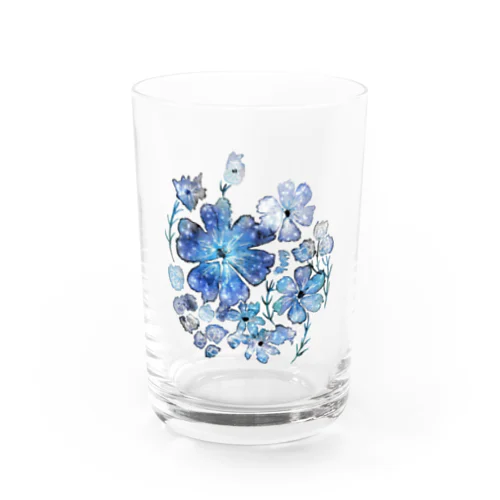 星空のお花たち Water Glass