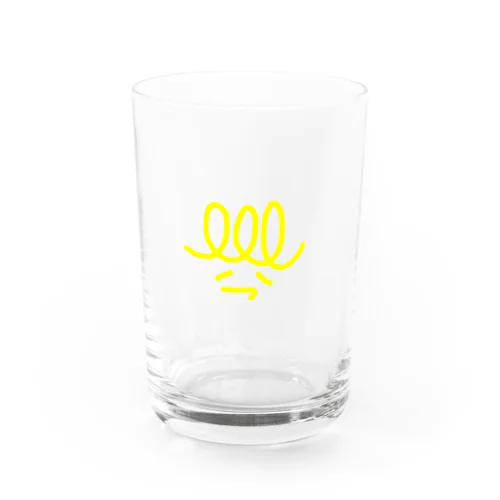 くるくるきいろくん Water Glass